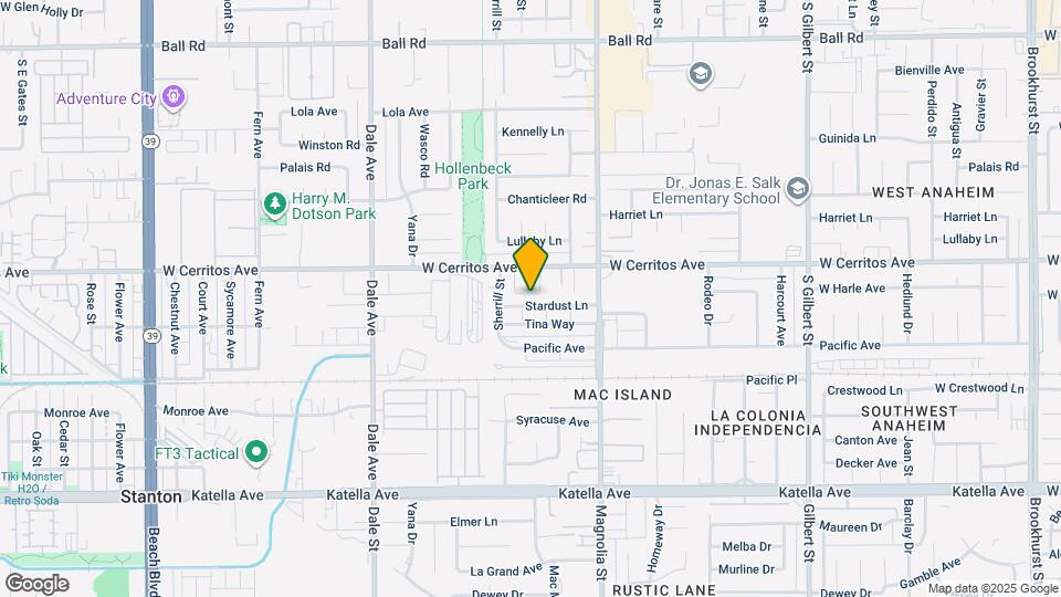 8853 Stardust Ln Map and Location Details