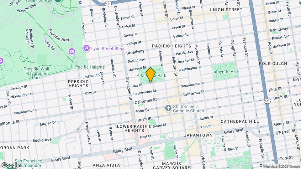 2713 Clay St Mapa y Detalles de la Ubicación