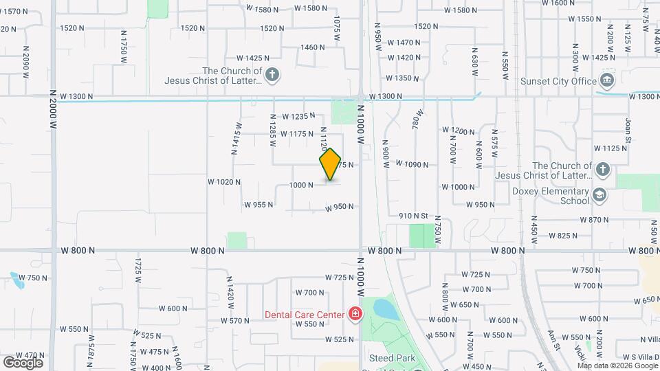 1031 W 1000 N Map and Location Details