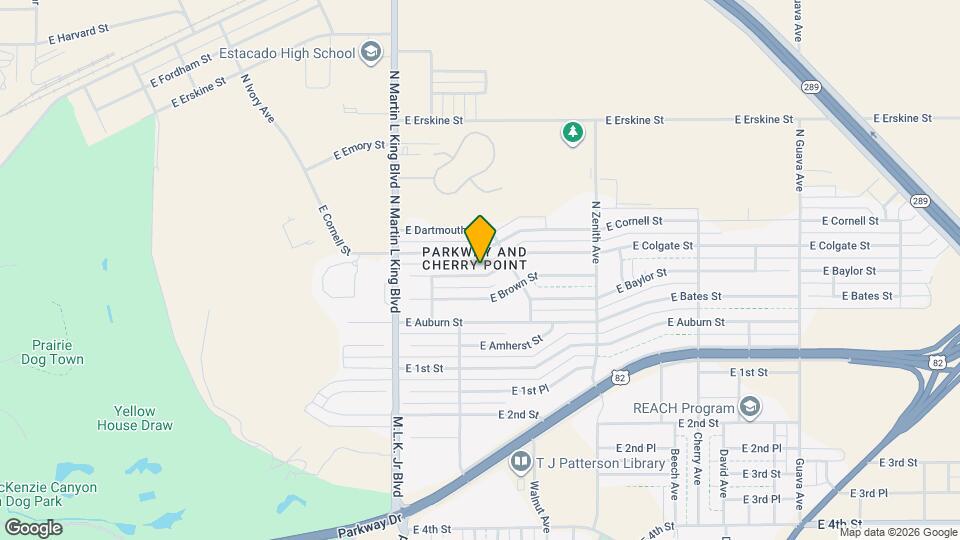 1819 E Colgate St Map and Location Details