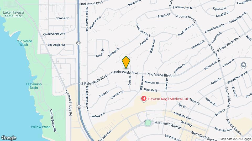 1815 Palo Verde Blvd S Map and Location Details