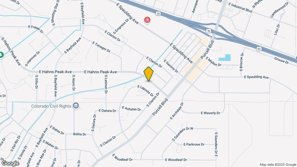 710 E Hahns Peak Ave Map and Location Details