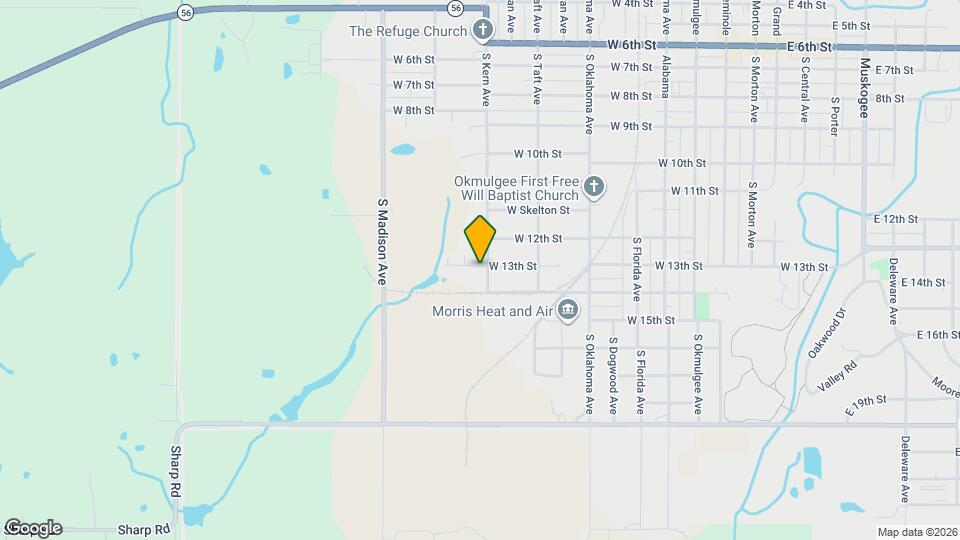 814 S Kern Ave Map and Location Details