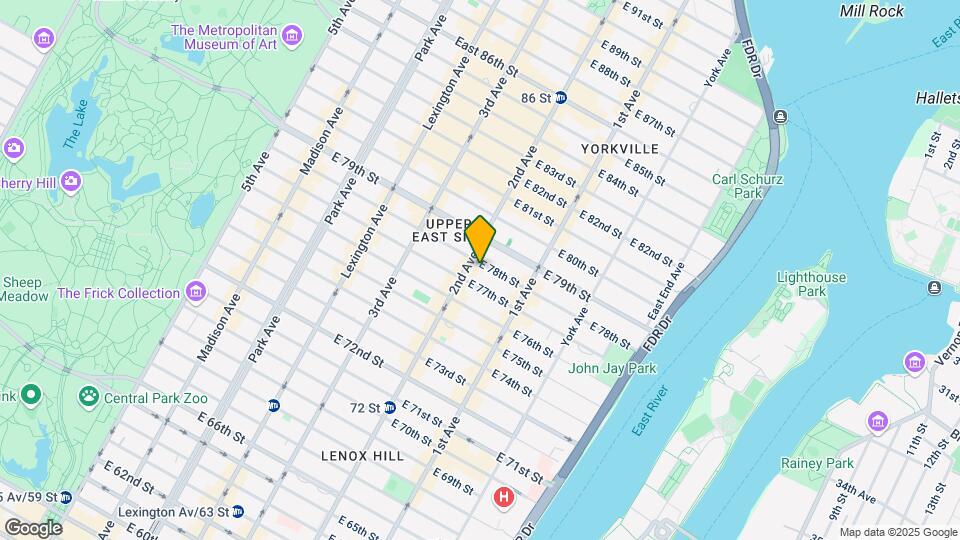 304 E 78th St Map and Location Details