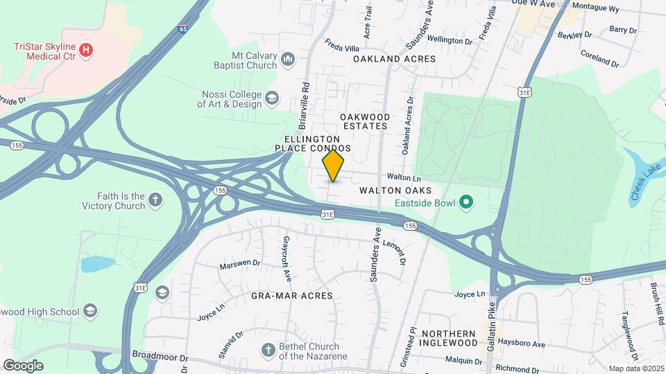 Crossings at East Nashville Mapa y Detalles de la Ubicación