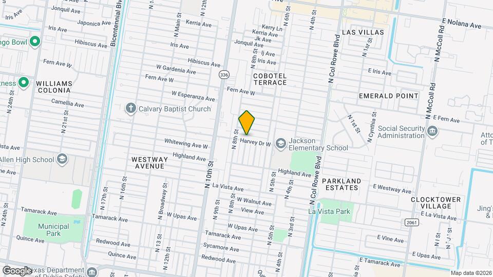 712 Harvey St Mapa y Detalles de la Ubicación