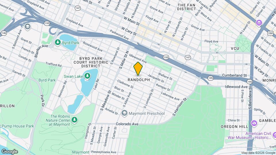 601 S Allen Ave Map and Location Details