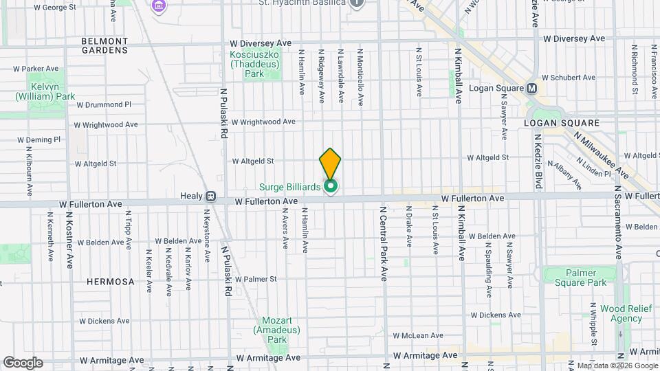 2417 N Ridgeway Ave Map and Location Details