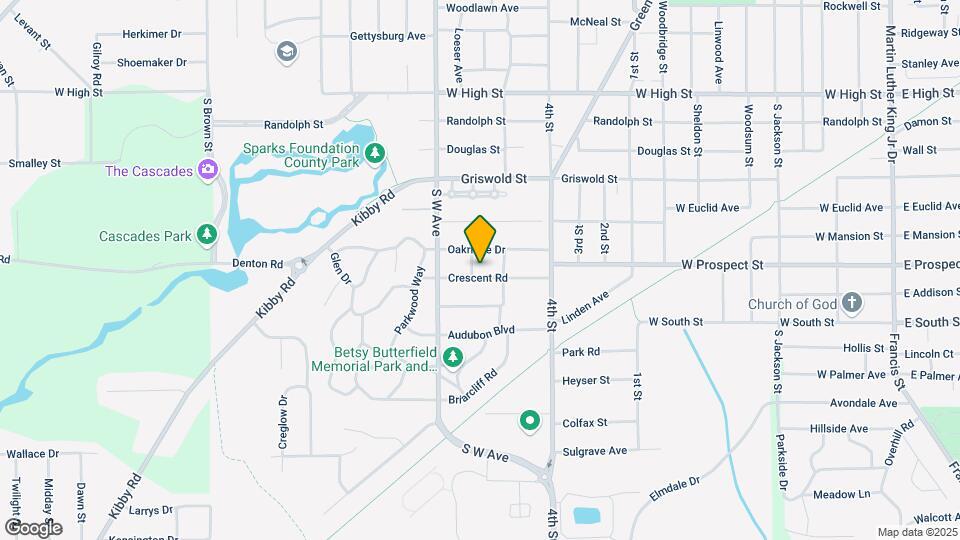 750 Crescent Rd Map and Location Details
