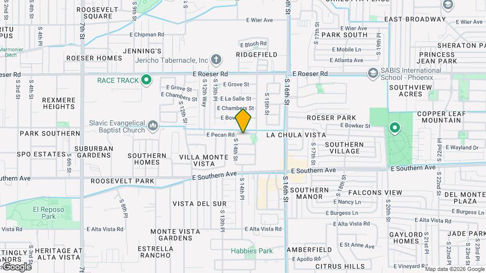 1415 E Pecan Rd Map and Location Details