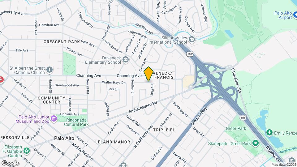 319 Iris Way Map and Location Details