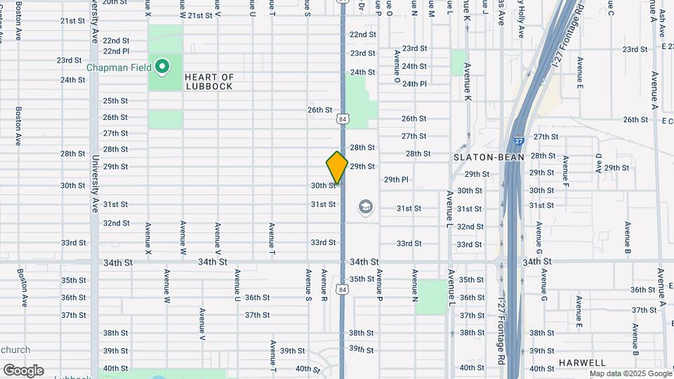 1701 30th St Map and Location Details