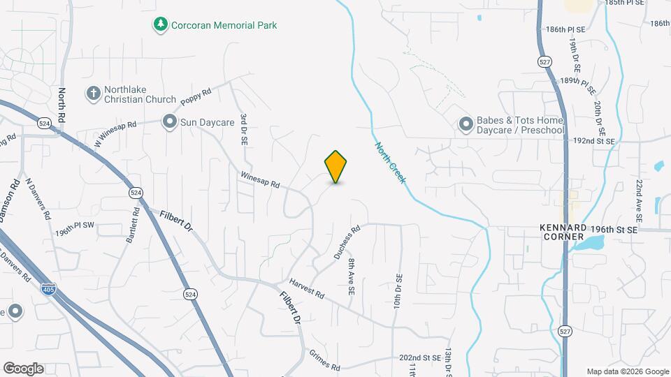 632 195th St SE Map and Location Details