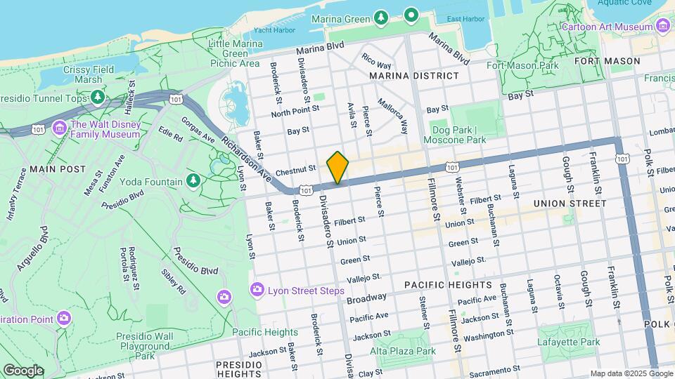 2453 Lombard St Map and Location Details