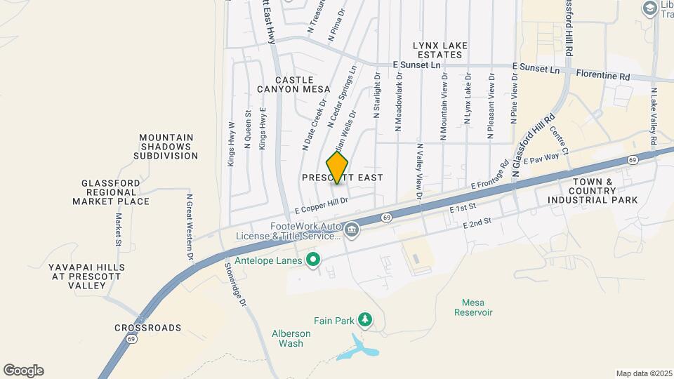 2751 N Indian Wells Dr Map and Location Details