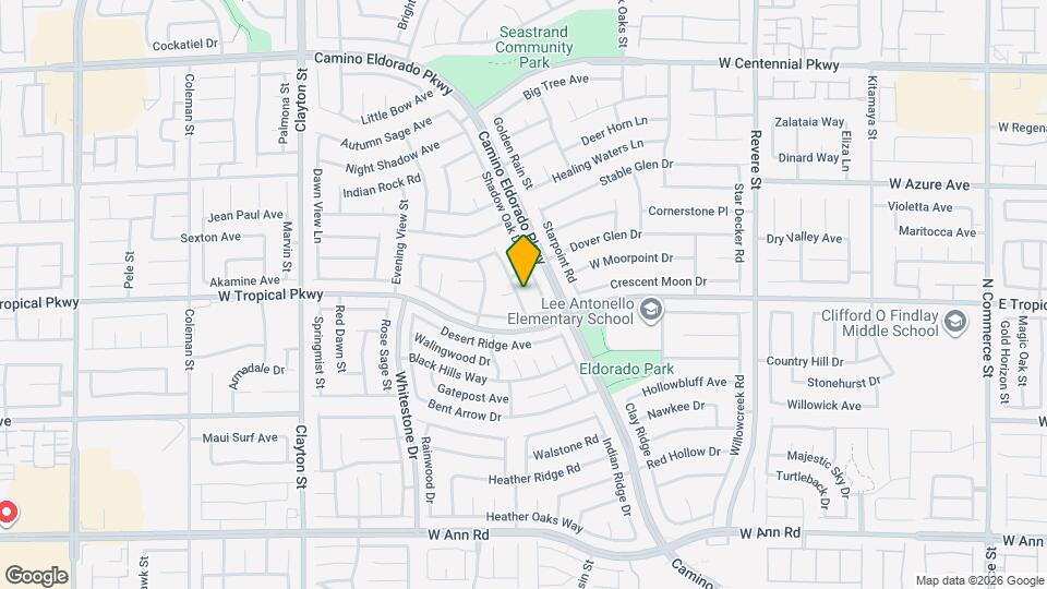 6040 Hidden Rock Dr Map and Location Details