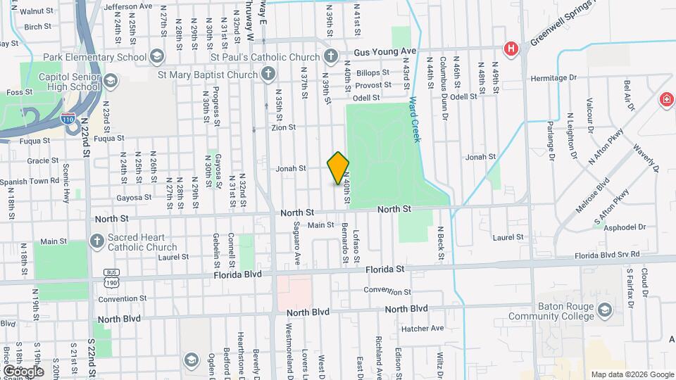 688 N 39th St Map and Location Details