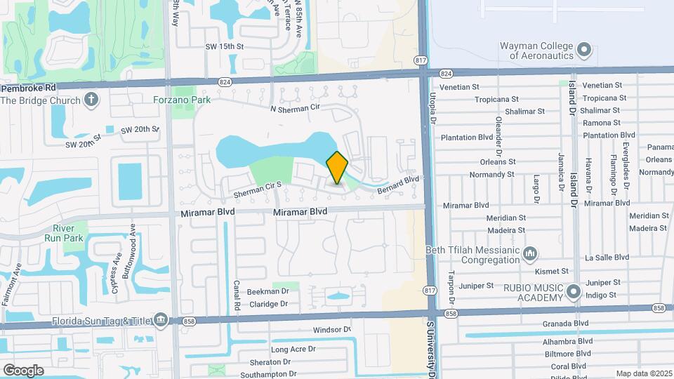 8332 SW 23rd Ct Map and Location Details