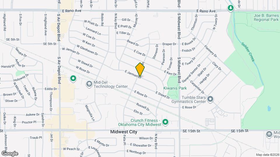 302 E Jarman Dr Map and Location Details