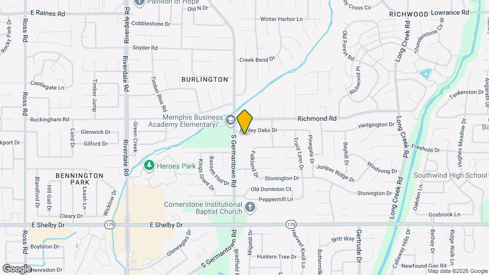 4463 Richmond Oaks Cove Map and Location Details