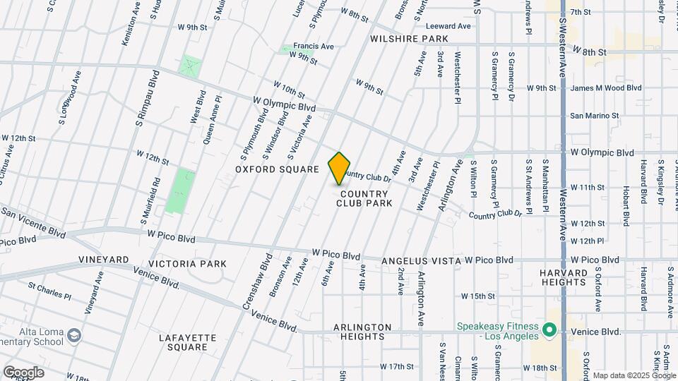 1135 S Norton Ave Mapa y Detalles de la Ubicación
