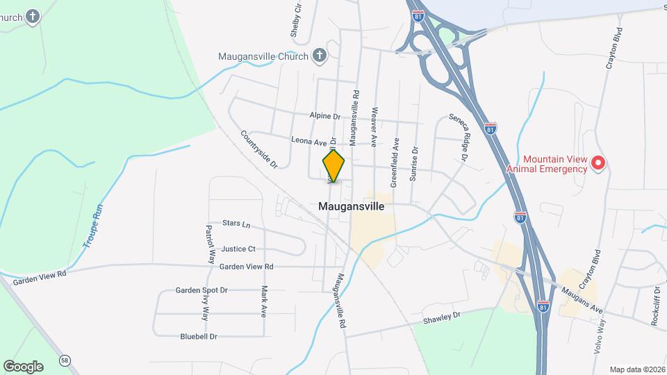 13813 Village Mill Dr Map and Location Details