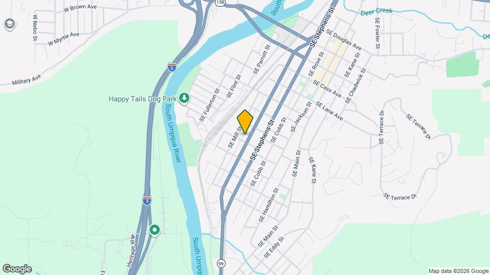 1258 SE Pine St Map and Location Details