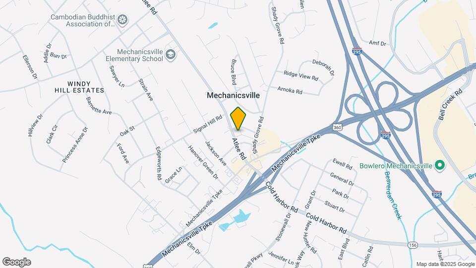 7318 Atlee Rd Map and Location Details