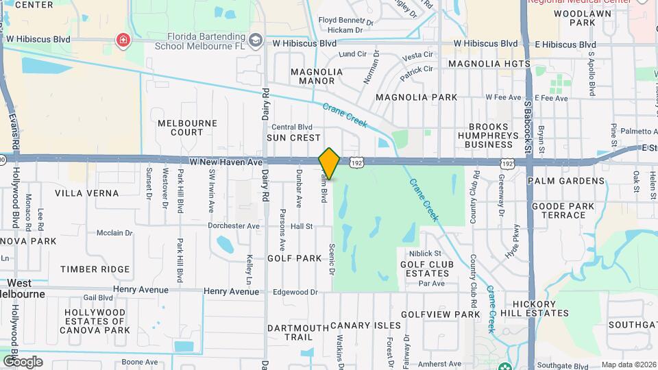 2101 Palm Blvd Map and Location Details