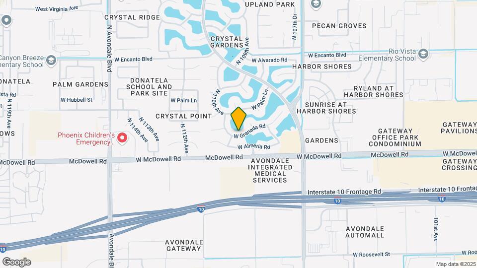 10924 W Granada Rd Map and Location Details