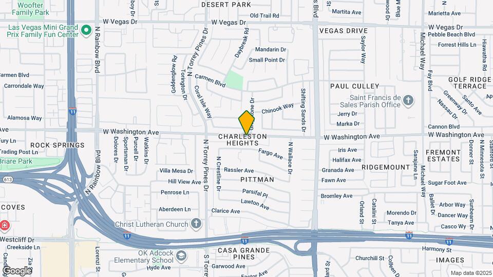 6311 W Washington Ave Map and Location Details