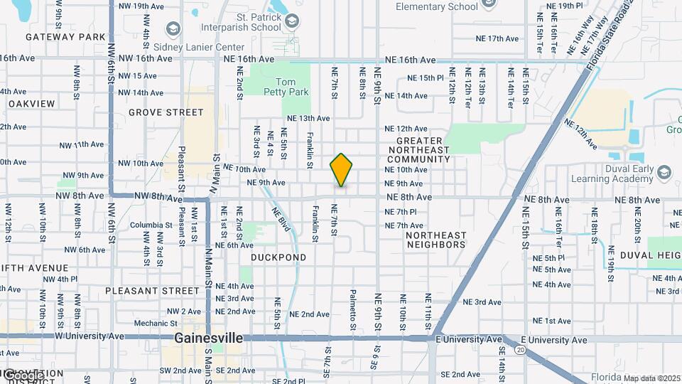 710 NE 8th Ave Map and Location Details