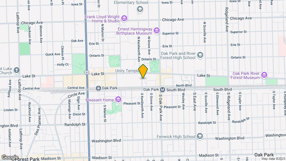 112 N Kenilworth Ave, Unit 1C Map and Location Details