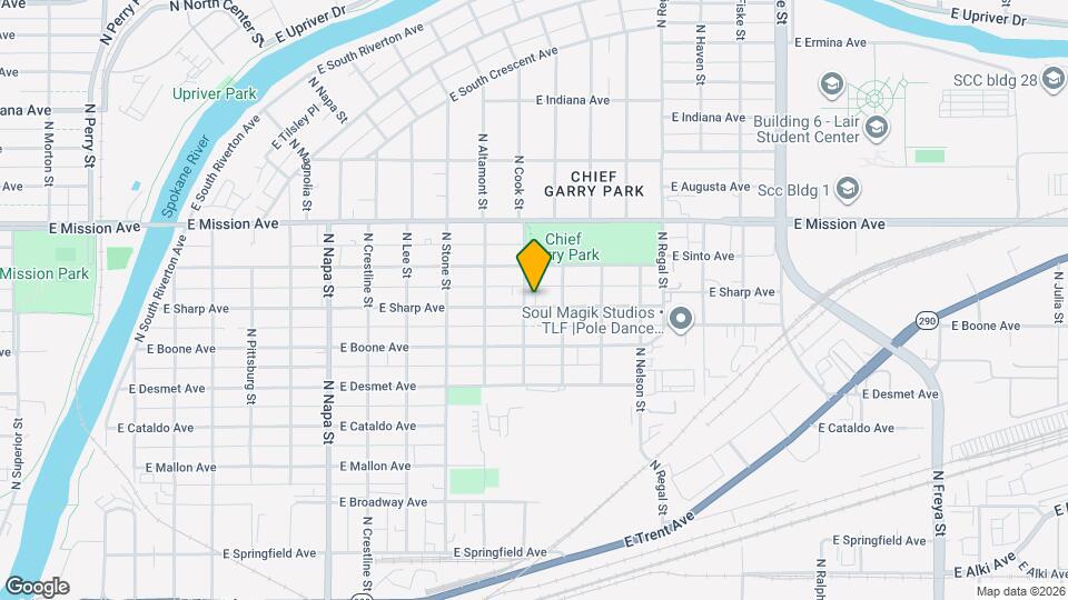 2503 E Sharp Ave Map and Location Details