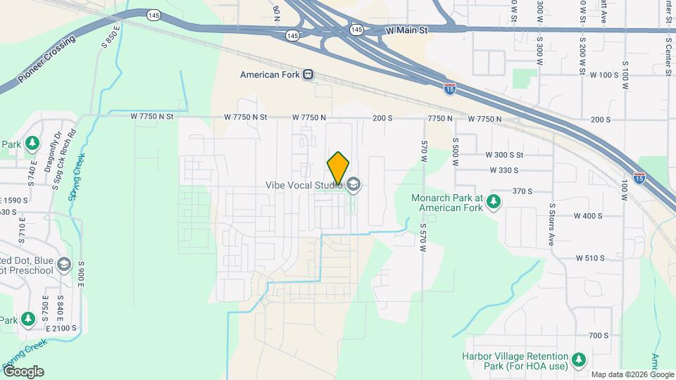 736 W Bronze Leaf Rd Map and Location Details