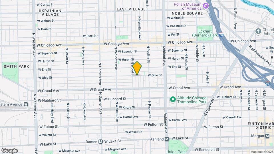1745 W Ohio St Map and Location Details