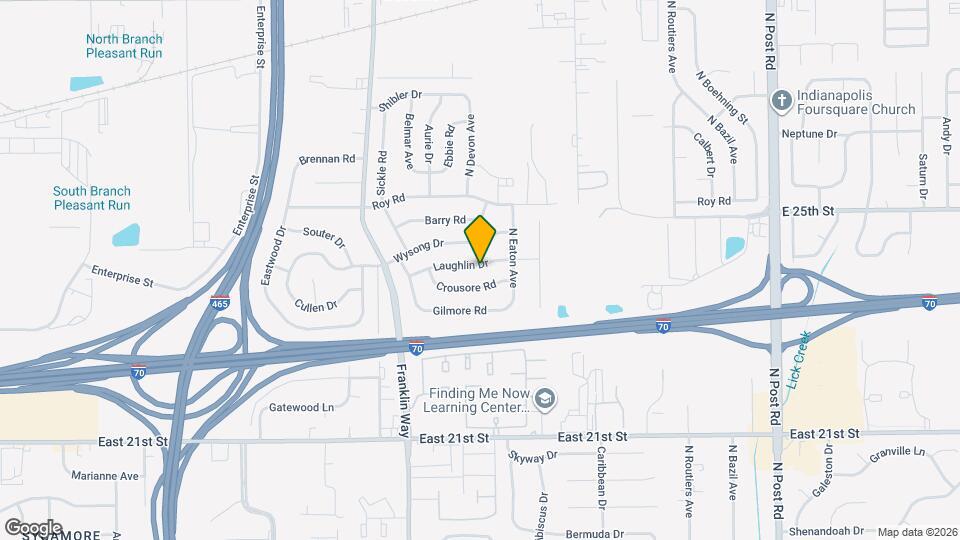 Beautiful 3BR/1BA spacious ranch style home in Warren Township Map and Location Details