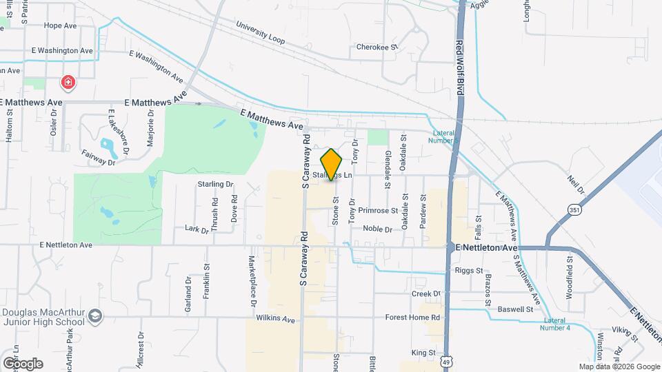 1209 Stone St Map and Location Details