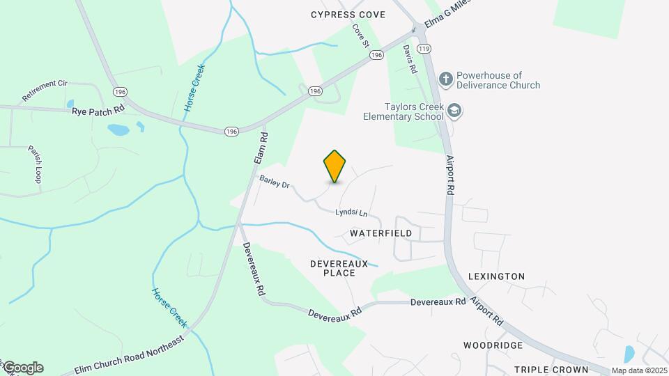 1019 Barley Dr Map and Location Details