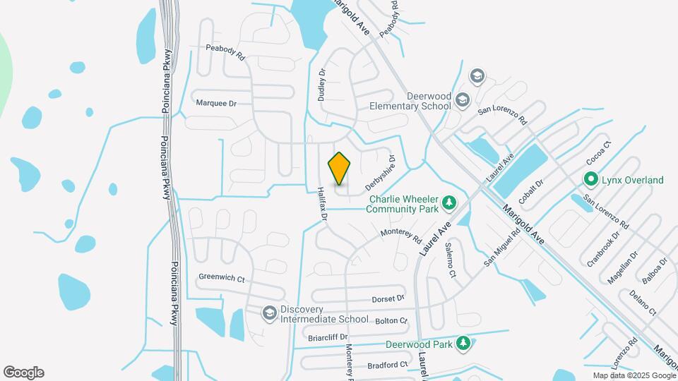 925 Derbyshire Dr Map and Location Details