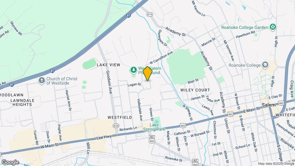 423 Highfield Rd Map and Location Details