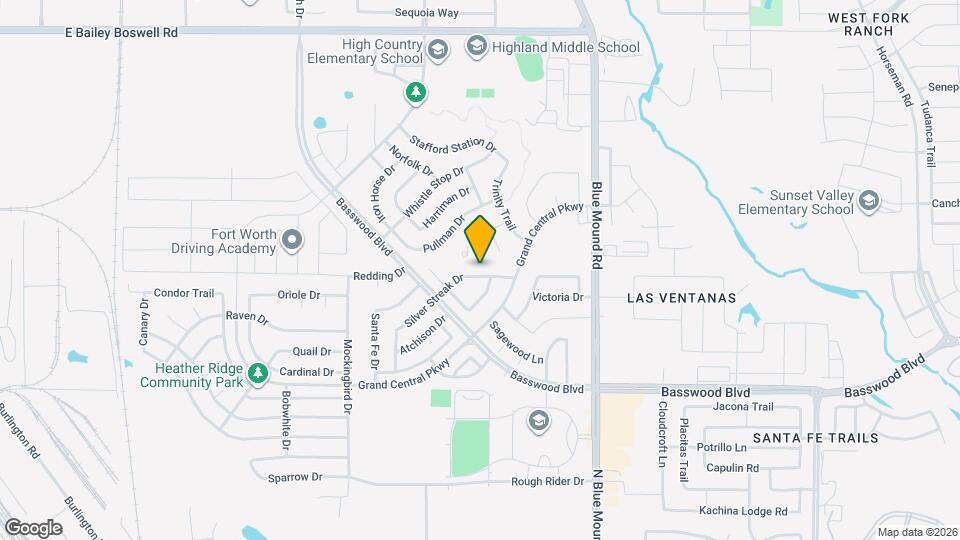 950 Silver Streak Dr Map and Location Details