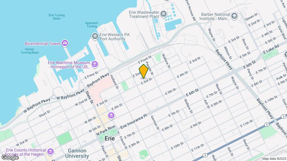 330 E 3rd St Map and Location Details