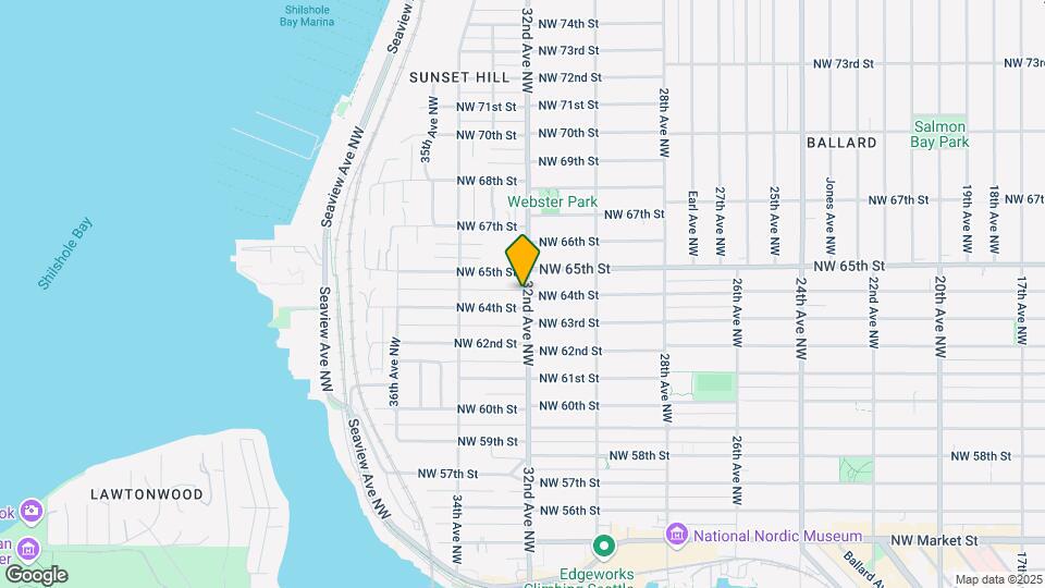 6401 32nd Ave NW Map and Location Details