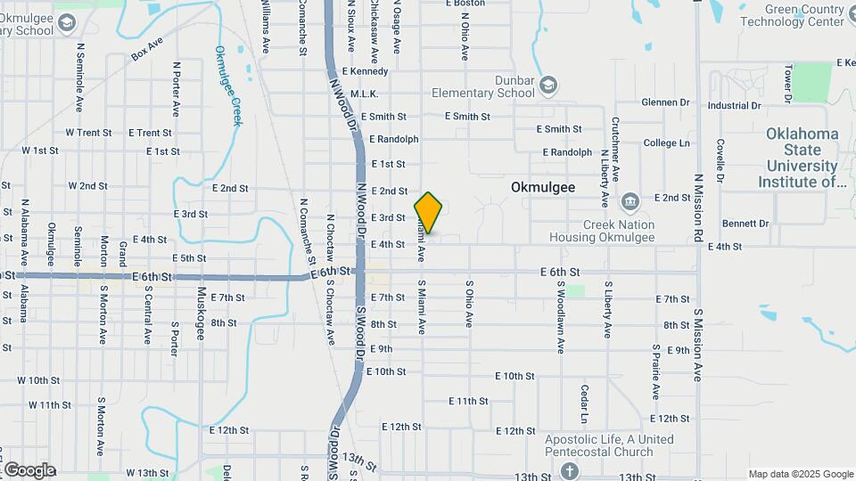 Ridgecreek Apartments Map and Location Details