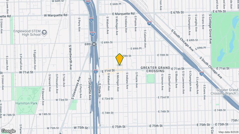 7047 S Michigan Ave, Unit 7047 S Michigan Ave #1 Mapa y Detalles de la Ubicación