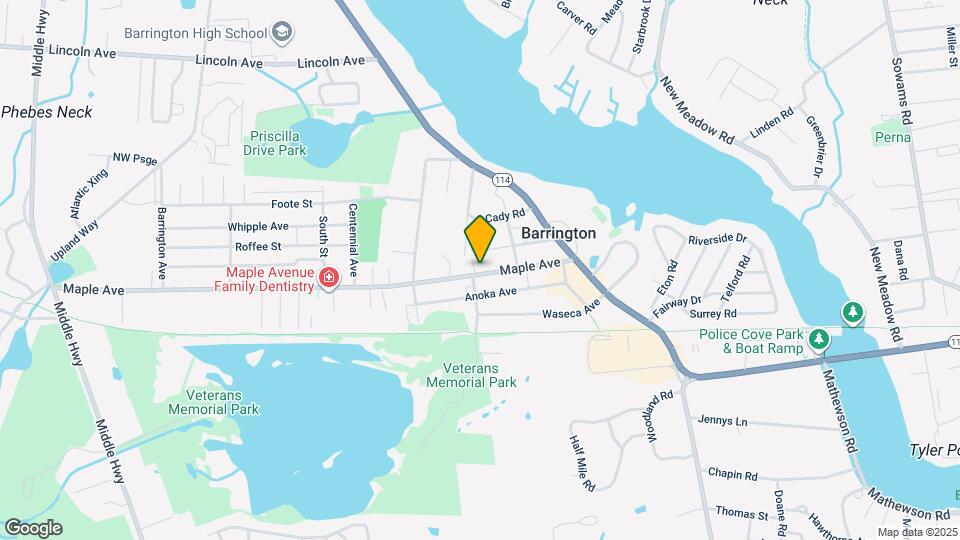 113 Maple Ave Map and Location Details