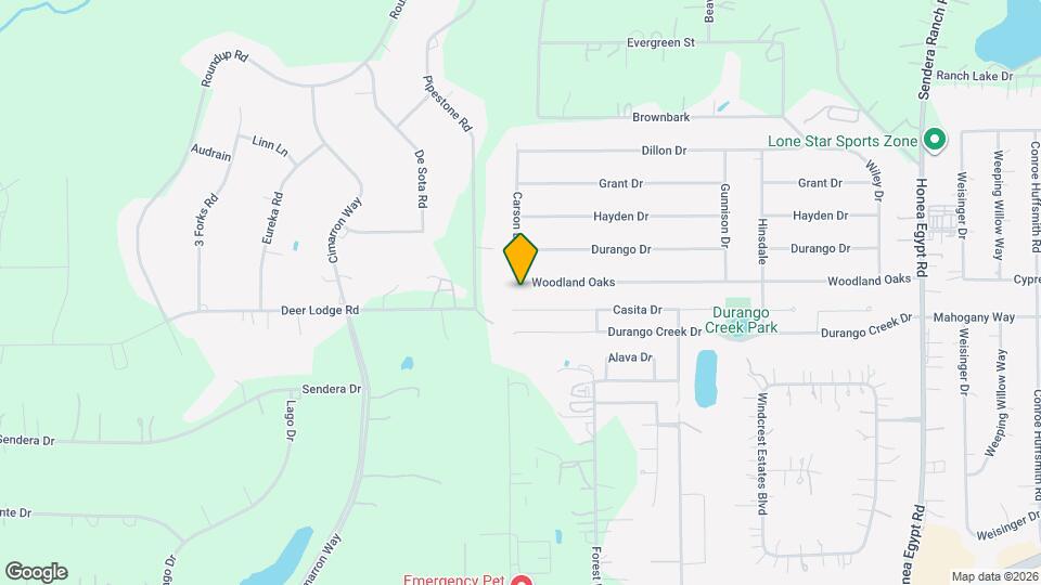 7131 Woodland Oaks Map and Location Details