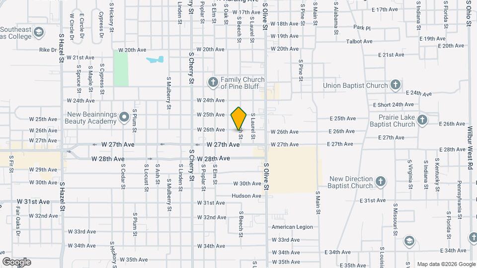 2600 S Beech St Map and Location Details