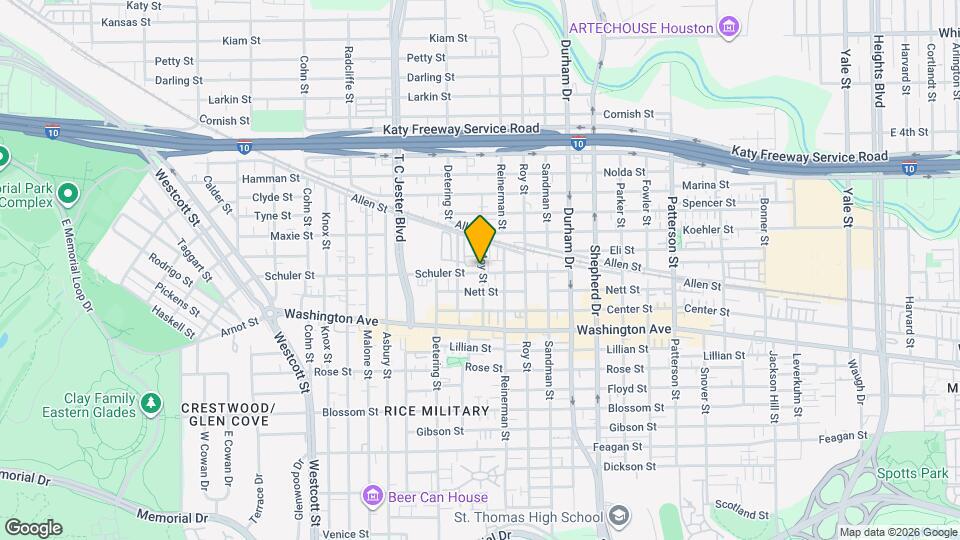 1320 Studer St Map and Location Details